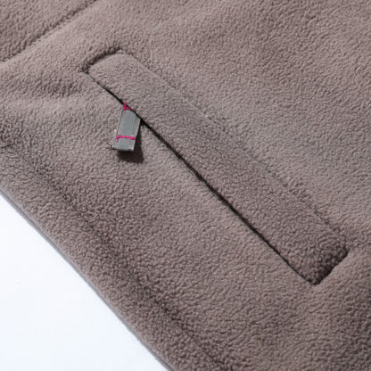 Men's Double-Faced Faux Fleece Warm Hooded Jacket