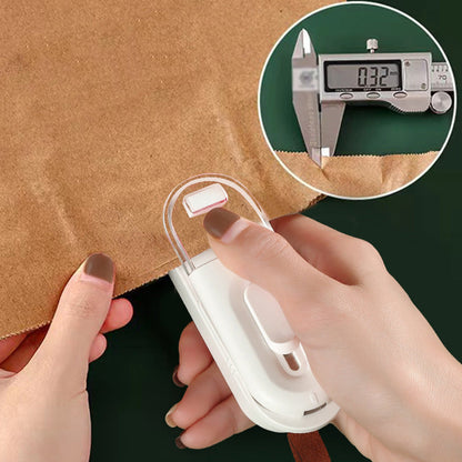 2 in 1 Handheld Draagbare Voedselopslag Zak Sealer met Snijder