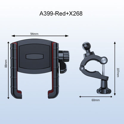 Houder voor fietstelefoon, [cameravriendelijke] houder voor motorstelefoon voor elektrische scooter, mountainbike, crossmotor en motorfiets - 360° draaibaar, geschikt voor iPhone en Android smartphones van 4,5-7,0 inch