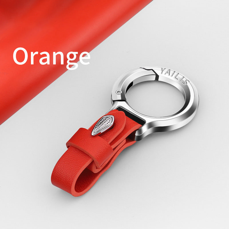 🔑 Leren autosleutelhanger | Echt leer • Stijlvol & duurzaam