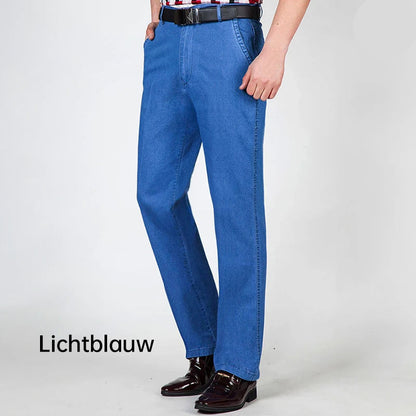 💥Uitverkoop 49% korting⏳Rechte Pasvorm Stretch Jeans Met Hoge Taille Voor Mannen🔥