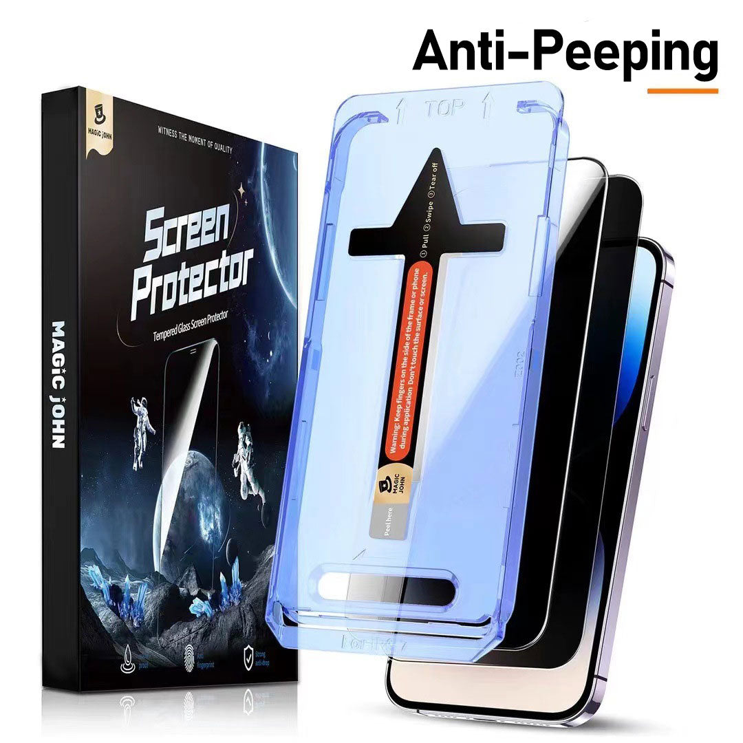 🎁4K HD/Anti-Peeping Getemperd Glas Screen Protector met Automatische Stof Eliminatie Installatie voor Samsung