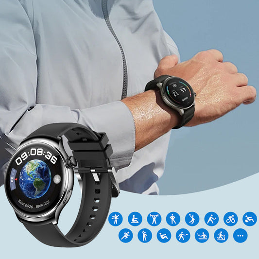 Multifunctionele Ronde Sportieve Smartwatch