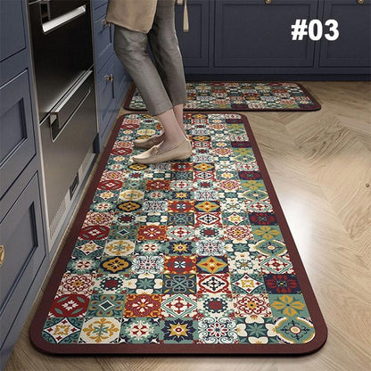 2pcs Non-Slip Floor Mats