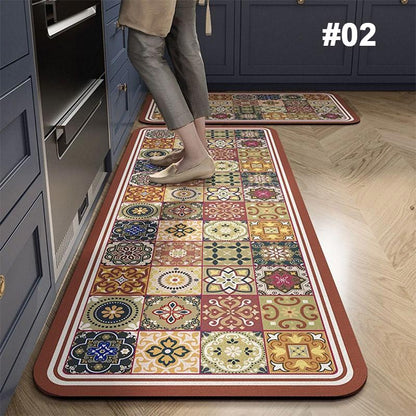 2pcs Non-Slip Floor Mats