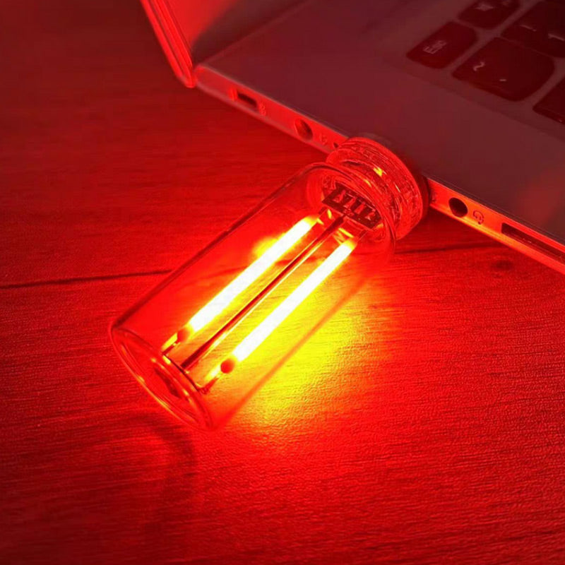 Draagbare Aanraakbediening Glasbol USB Nachtlamp