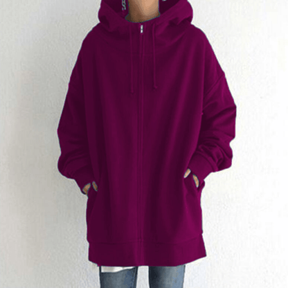 Vrouwen Zip Hooded Sweater voor Herfst/Winter