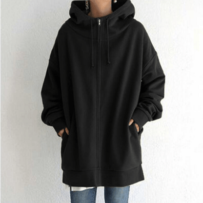 Vrouwen Zip Hooded Sweater voor Herfst/Winter