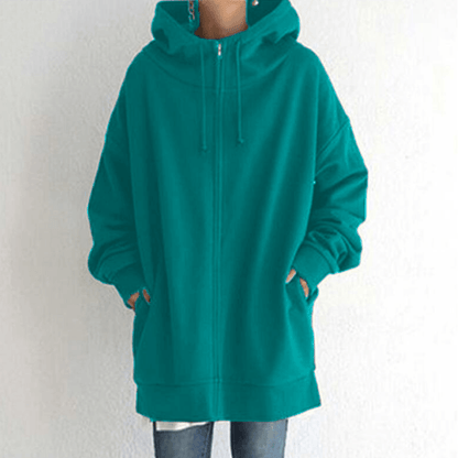 Vrouwen Zip Hooded Sweater voor Herfst/Winter