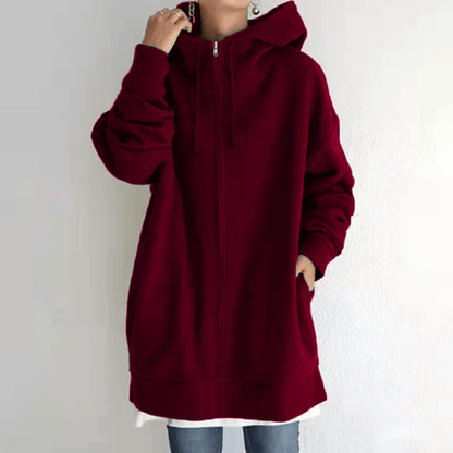 Vrouwen Zip Hooded Sweater voor Herfst/Winter