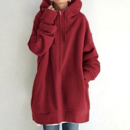 Vrouwen Zip Hooded Sweater voor Herfst/Winter