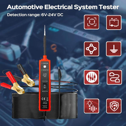 6-24V DC Automotive Elektrische Systeem Circuit Tester