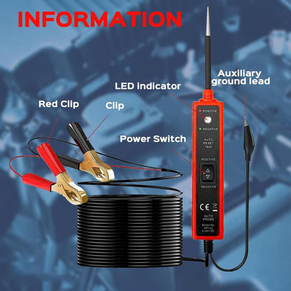 6-24V DC Automotive Elektrische Systeem Circuit Tester