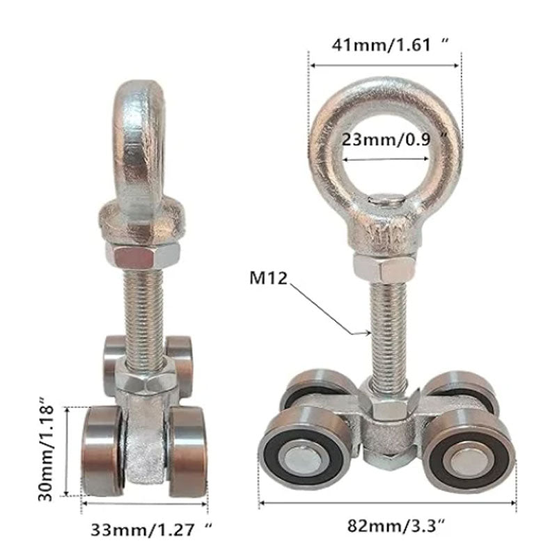 Hoge Strut Channel Trolley Assembly