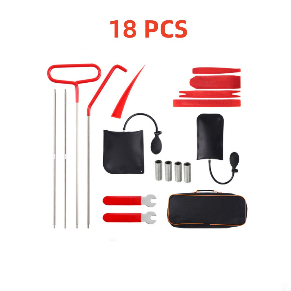 🔑 Professionele autogereedschapset – Complete reparatieset, hoge hardheid en duurzaamheid, draagbare opbergkoffer, essentieel voor noodgevallen en dagelijks auto-onderhoud 🚗