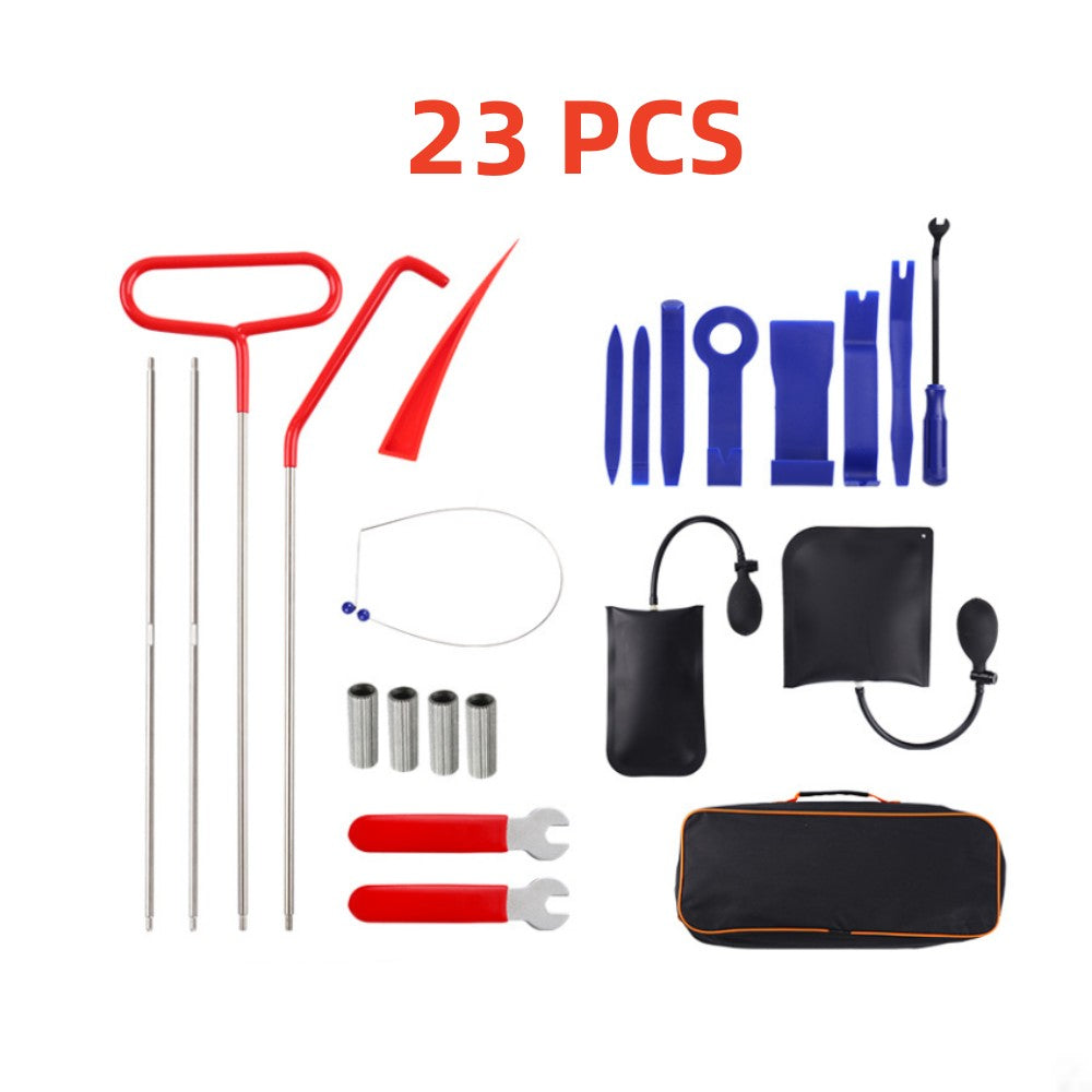 🔑 Professionele autogereedschapset – Complete reparatieset, hoge hardheid en duurzaamheid, draagbare opbergkoffer, essentieel voor noodgevallen en dagelijks auto-onderhoud 🚗