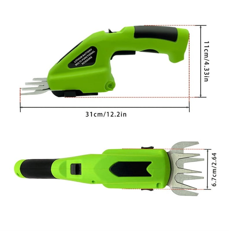 2-in-1 accuschaar en heggenschaar