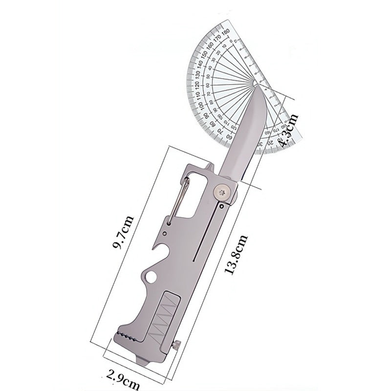 Multitool Wrench with Knife & Screwdriver