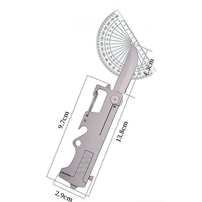 Multitool Wrench with Knife & Screwdriver