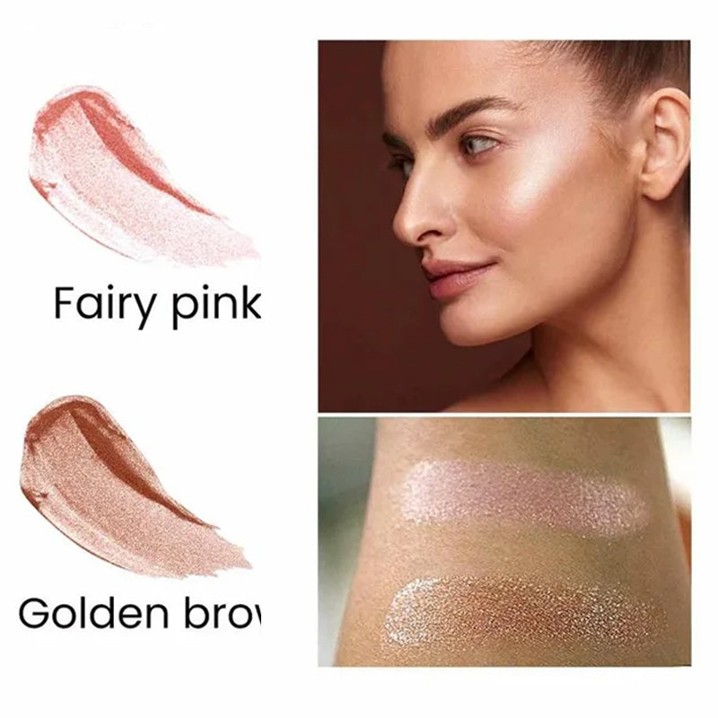 Highlighter glitter poeder-stick voor make-up