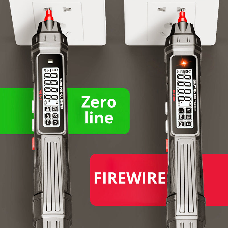 Smart Automatic Voltage Tester Set with Flashlight