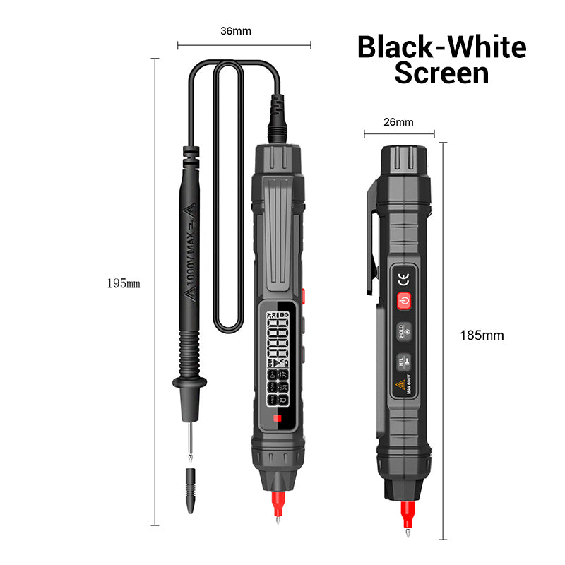 Smart Automatic Voltage Tester Set with Flashlight