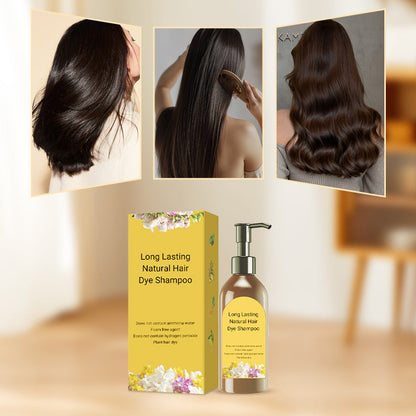 🌿 Langdurige Natuurlijke Haarverf Shampoo✨