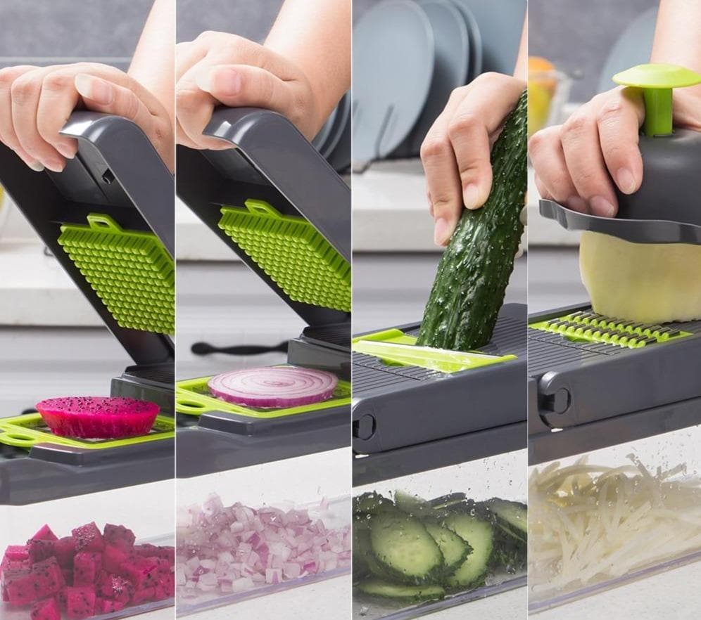 🎁 MOEDERDAG-UITVERKOOP 50% KORTING!!! 🧑‍🍳Multi-Knife™ | Multifunctionele groentesnijder | 16-delige set🥗