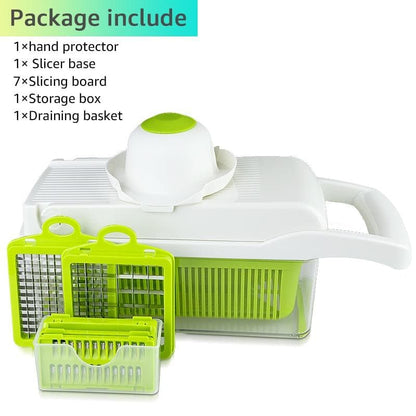 🎁 MOEDERDAG-UITVERKOOP 50% KORTING!!! 🧑‍🍳Multi-Knife™ | Multifunctionele groentesnijder | 16-delige set🥗
