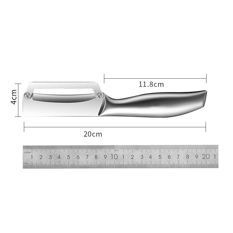 Hoogwaardige roestvrijstalen multifunctionele handheld dunschiller