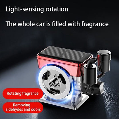 Solar Auto Rotate Car Aromatherapy Diffuser