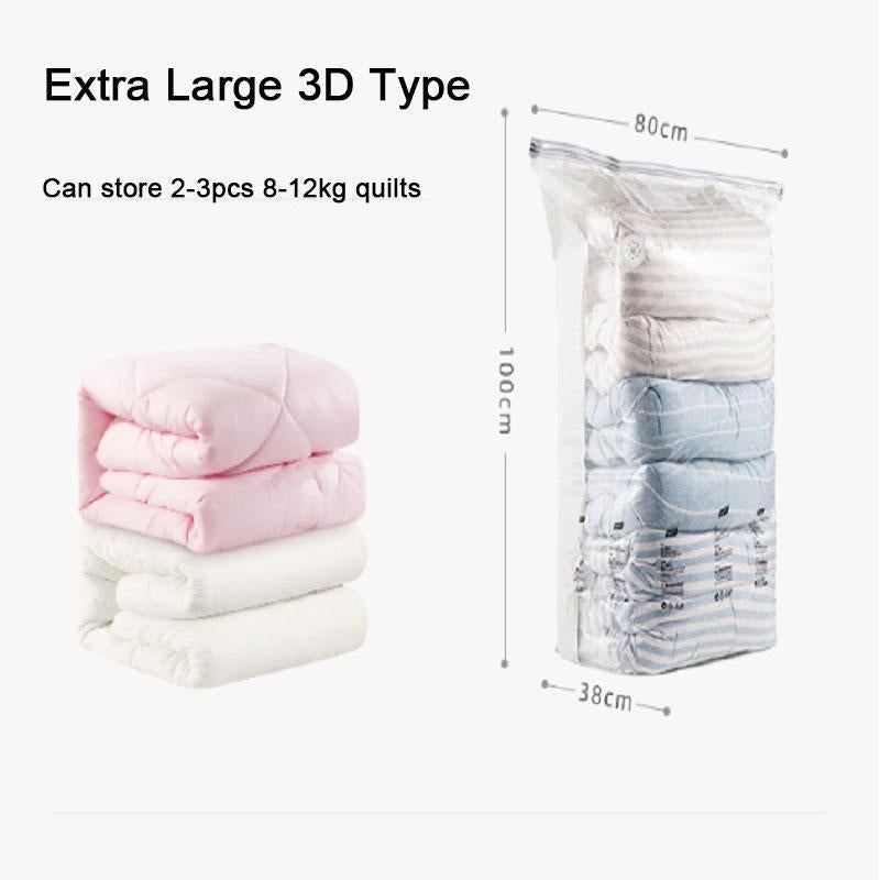 Vacuum-free three-second compression 3D storage bag