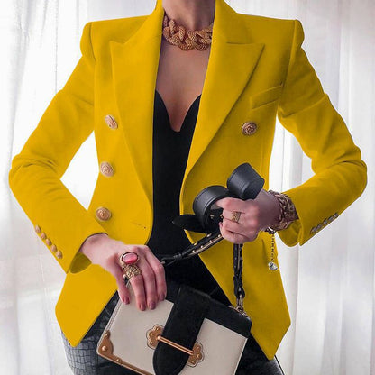 Women’s Stylish and Comfortable Solid Color Blazer