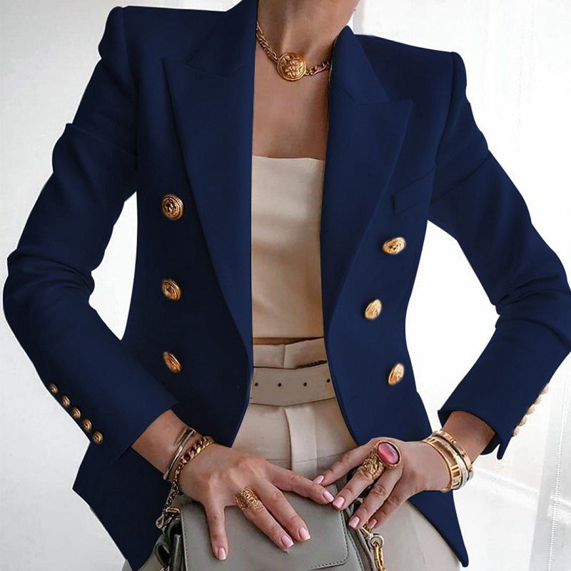 Women’s Stylish and Comfortable Solid Color Blazer