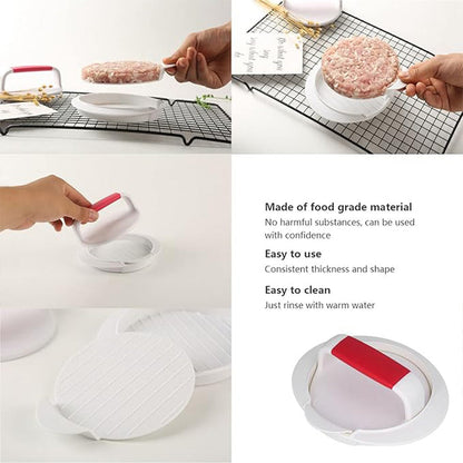 Round Hamburger Patty Mold With Easy Release