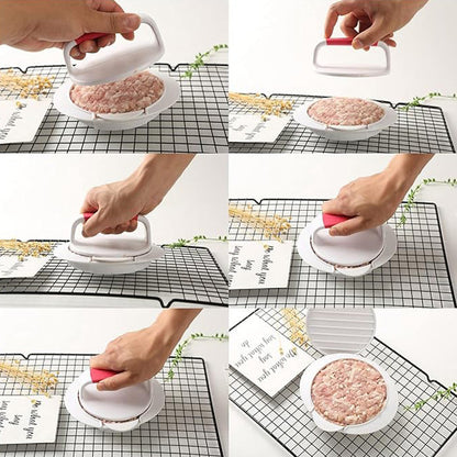 Round Hamburger Patty Mold With Easy Release