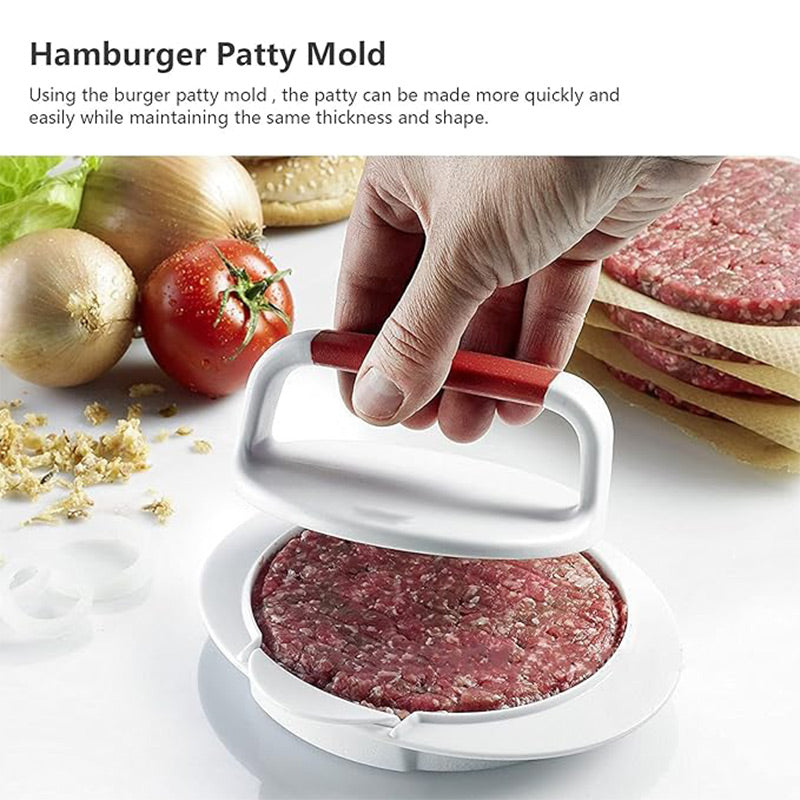 Round Hamburger Patty Mold With Easy Release