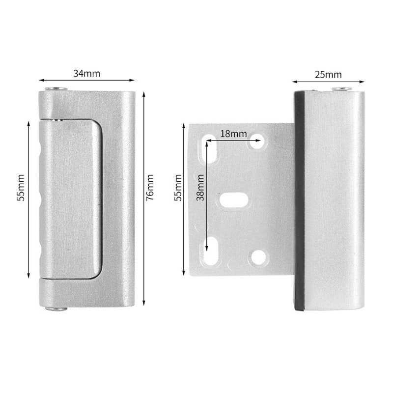 Home Security Door Reinforcement Lock with Screws