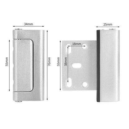 Home Security Door Reinforcement Lock with Screws