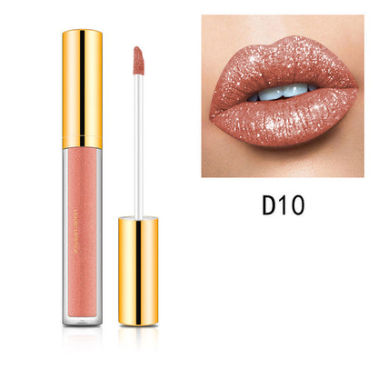 Hete verkoop-Metallic vloeibare diamant glitterlippenstift