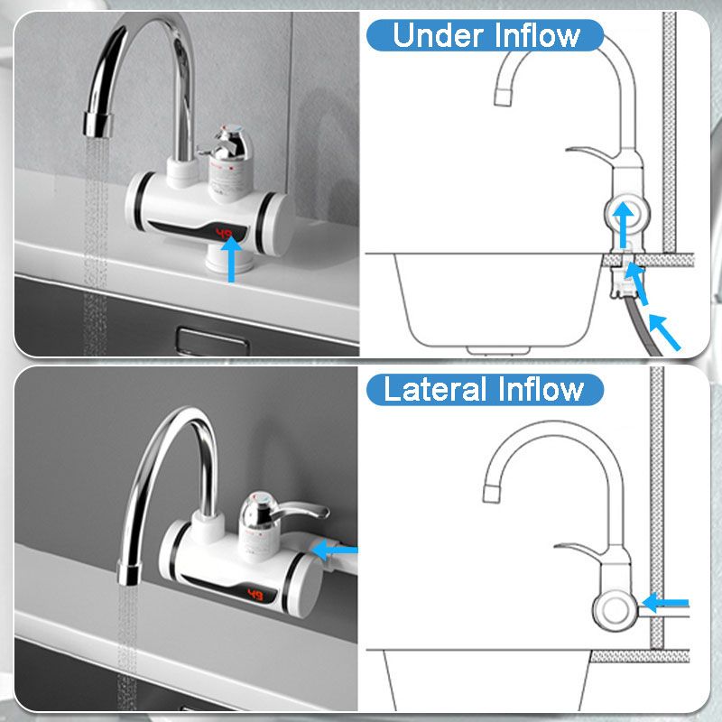 Waterkraan voor elektrische doorstroomverwarmer