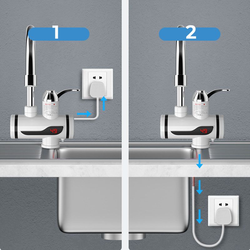 Waterkraan voor elektrische doorstroomverwarmer