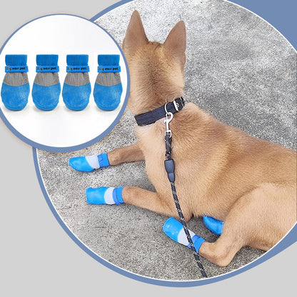 🐶2 Pairs Anti-Slip Waterproof Dog Socks Shoes🐶