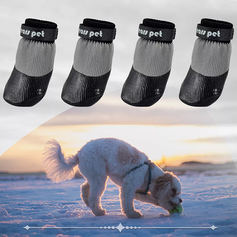 🐶2 Pairs Anti-Slip Waterproof Dog Socks Shoes🐶