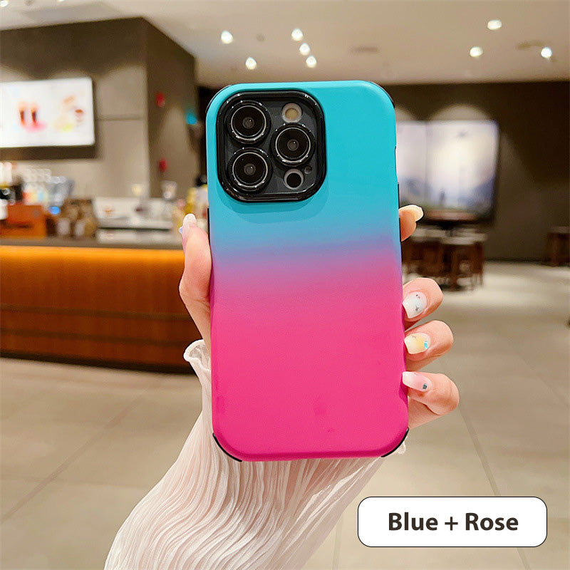 Matte Gradient Anti-Drop Phone Case for iPhone 16 -13 Series