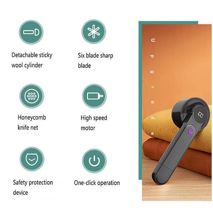 🔥Laatste Dag Promotie - 49% UIT🎁 2 in 1 Elektrische Pluizenverwijderaar