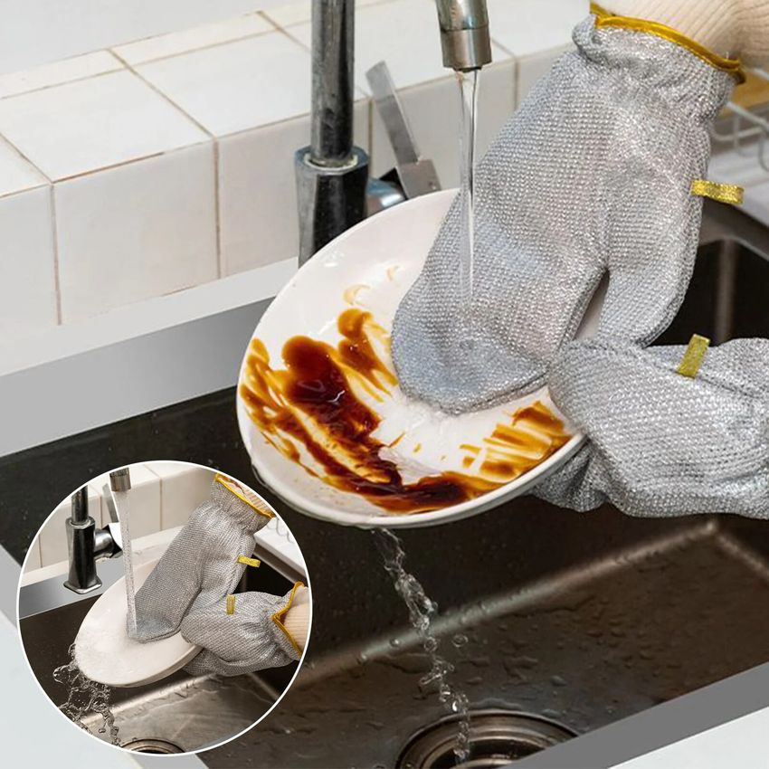 🔥🔥Kitchen Essentials— Dishwashing Wire Gloves✨