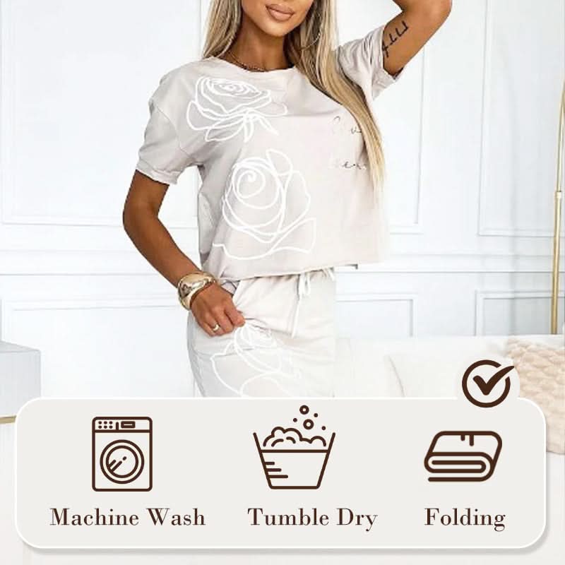 Casual T-shirt met bloemen en bustier voor dames