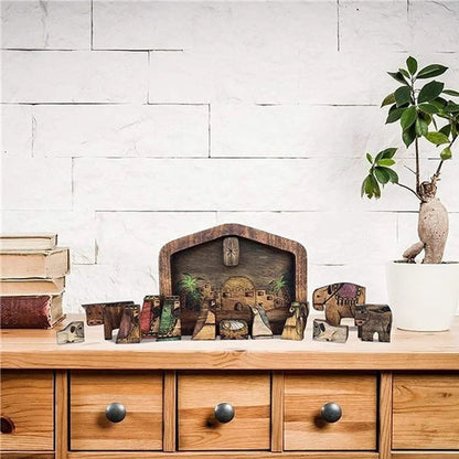 🎁 🔥Wooden Nativity Puzzle Set