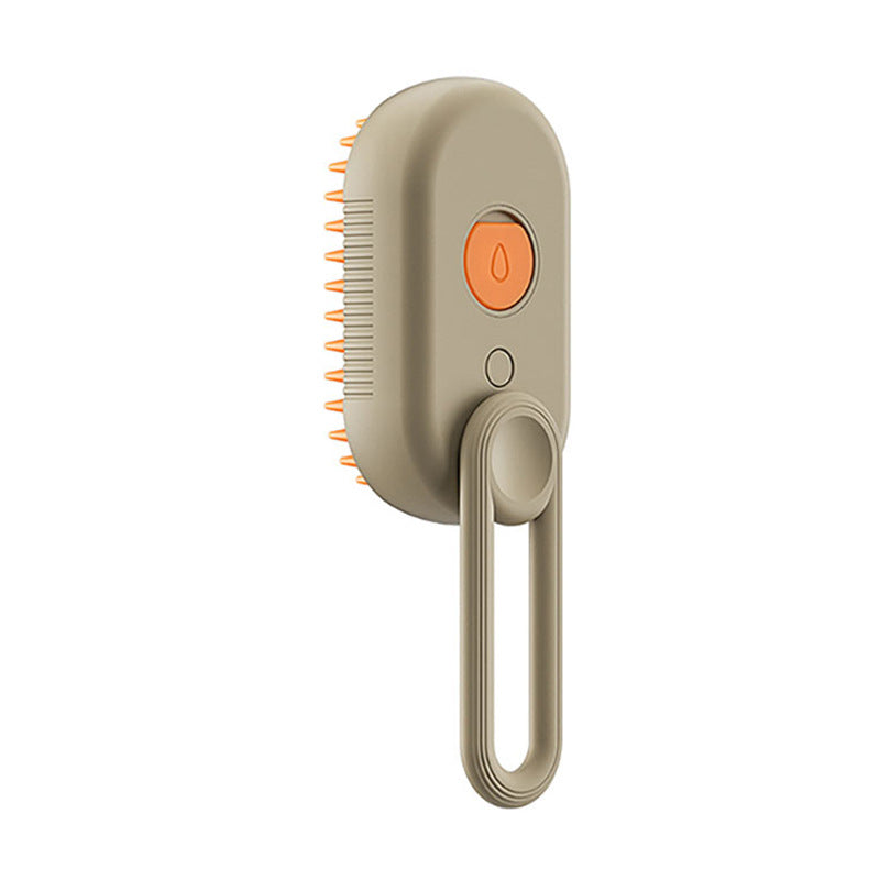 🐾💆 Multifunctionele Huisdier Massage Kam – 3-in-1 Met Sprayfunctie, Zachte Ronde Tanden & Draaibare Handgreep（Perfect voor Vachtverzorging & Relaxatie!）